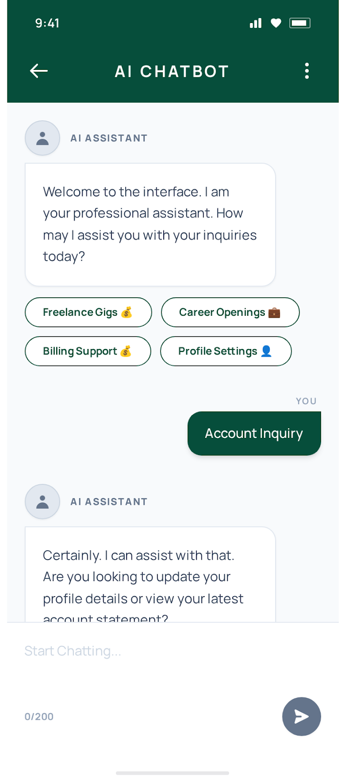 Freelancer & Hirer Gig-Economy Platform Migration screenshot 4