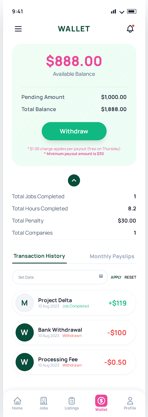 Freelancer & Hirer Gig-Economy Platform Migration screenshot 5